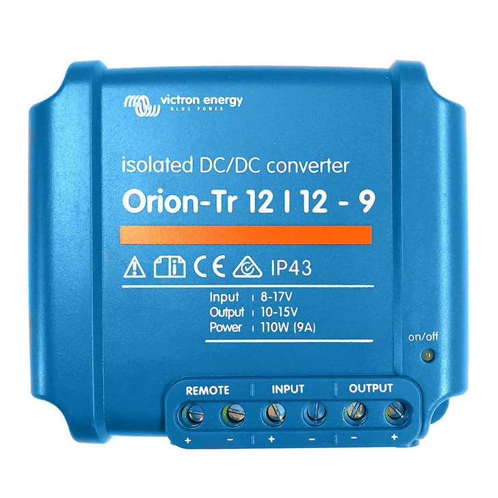 Victron Energy Victron Orion-TR DC-DC Converter - 12 VDC to 12 VDC - 9AMP Isolated 