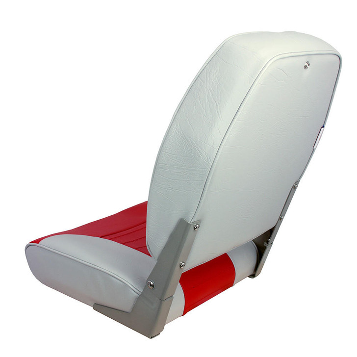 Springfield Marine Springfield High Back Multi-Color Folding Seat - Red/Grey 