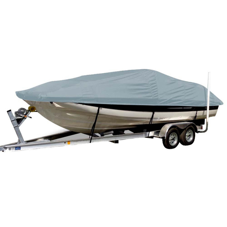 Carver by Covercraft Carver Sun-DURA® Styled-to-Fit Boat Cover f/22.5' Sterndrive Deck Boats w/Low Rails - Grey 