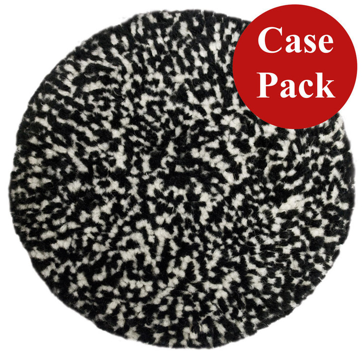  Presta Wool Compounding Pad - Black & White Heavy Cut - *Case of 12* 