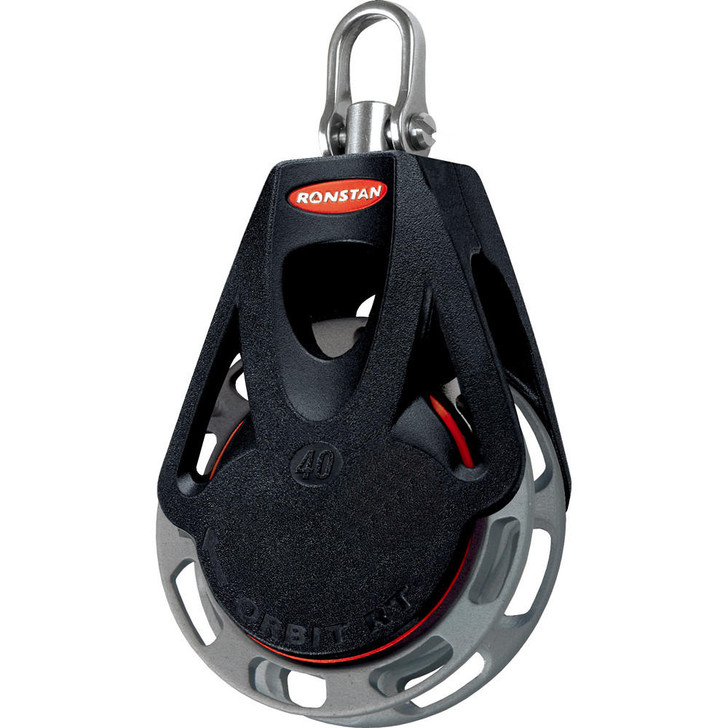  Ronstan Series 40 Ratchet Orbit Block - Single - Auto - Swivel Shackle Head 