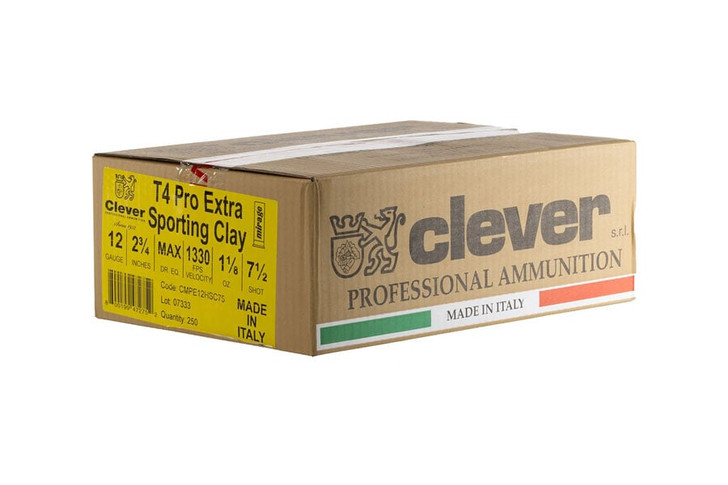 Clever Mirage Pro Extra 12ga Max Dr 1-1/8oz #7.5 250/case