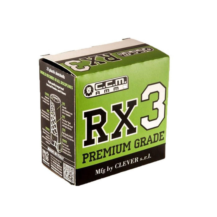  Clever Premium Rx3 12ga Max 1-1/8oz #7.5 (cmrx312hsc75) 