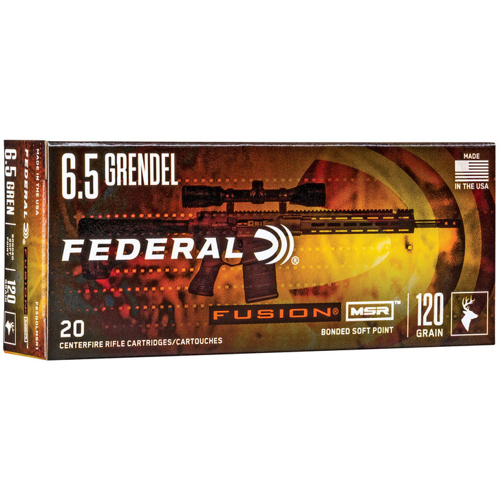 Federal Fusion Msr 6.5gren 120gr Sp 20/200 