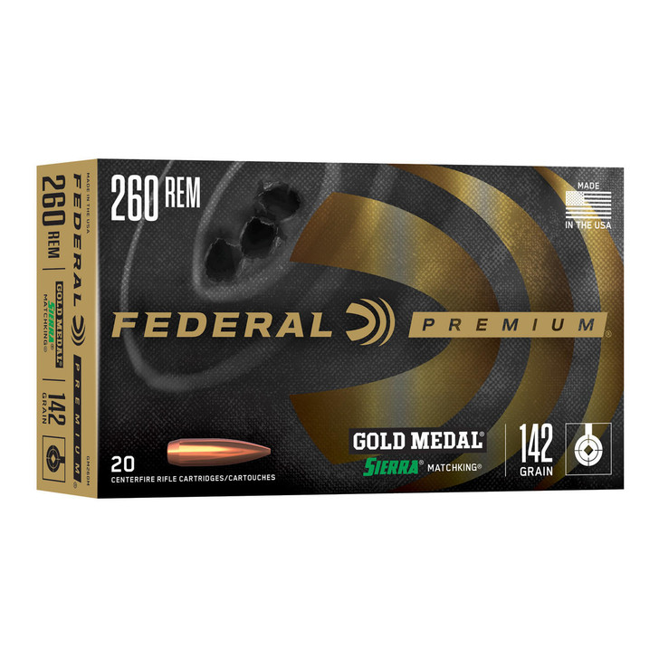 Federal Fed Gold Mdl 260rem 142gr 20/200 