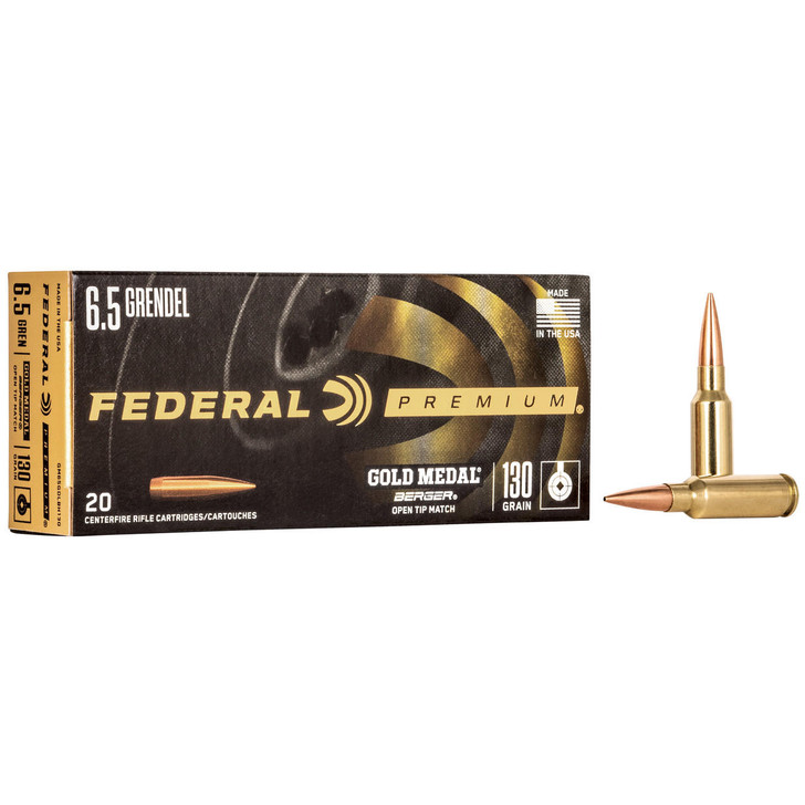 Federal Fed Gold Mdl 6.5grn 130gr Berg 20 