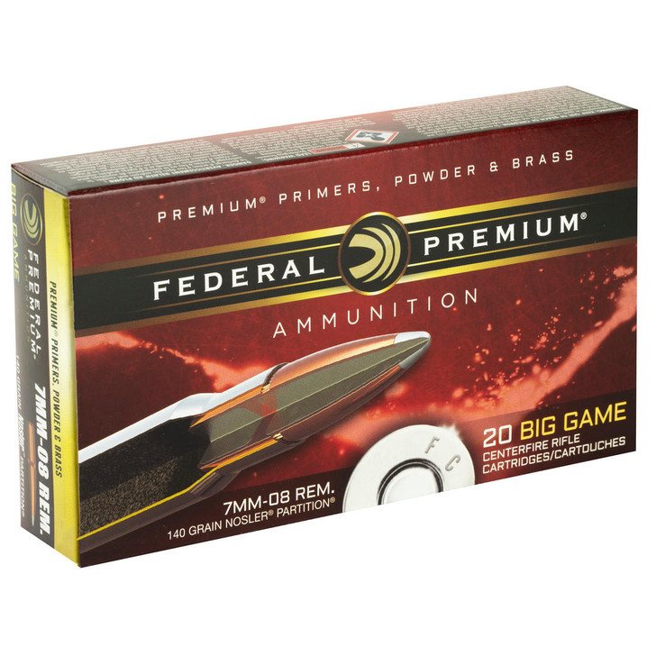  Fed Prm 7mm-08 140gr Np 20/200 