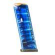 te Tactical Systems (ETS) Handgun Magazine BLUE For Glock 43 9mm Luger 9/rd Ammo
