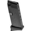  USA Glock 43 Handgun Magazine 9mm Luger 6/rd Black With Grip Extender Ammo