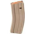  AR Family Rifle Magazine Orange Follower Dark Earth Stainless Steel .223 Remington 30/rd Ammo