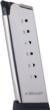 -Gar 1911 Officer Handgun Magazine With Removable Buttplate & Follower .45 ACP HT Nickel 7 Rds High Cap Ammo