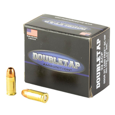 Dbltap 32acp 60gr Lf Hp 20/1000 tap 32acp 60gr Lf Hp 20/1000 Ammo