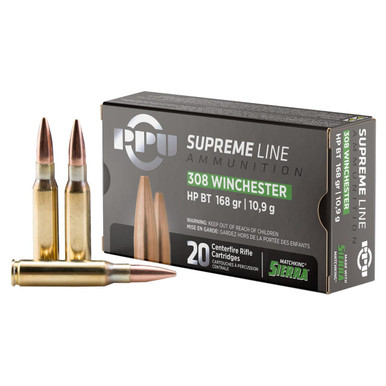  Supreme 308win 168gr Hpbt 20/200 Ammo