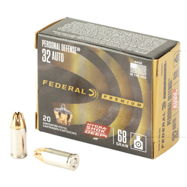  Hydra Shok 32acp 68gr Jhp 20/200 Ammo