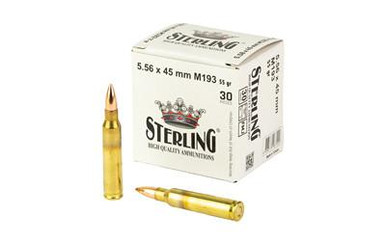 rling 5.56 M193 55gr Fmj 30/1500 Ammo