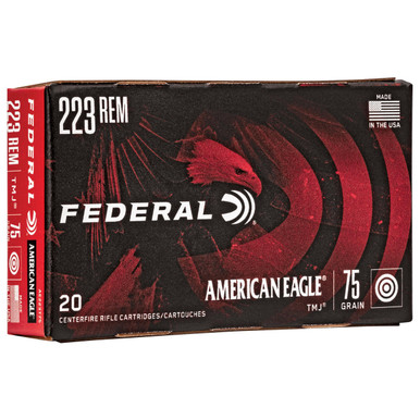  Am Eagle 223 Rem 75gr Tmj 20/500 Ammo