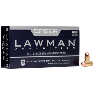  Lawman 380acp 95gr Tmj 50/1000 Ammo