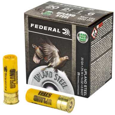  Uplnd Stl 20ga 2.75 #6 25/250 Ammo