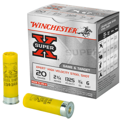  Xpert Trgt 20ga 2.75 #6 25/250 Ammo