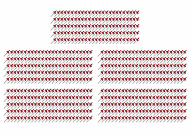 Lrg Hd Rivet Red Multi-Grip 500pk - Tactical Surplus USA