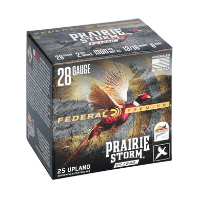 eral Premium Storm 28ga 2.75 #6 Ld 25/250 Ammo