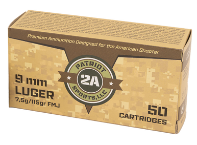 riot Sports 9mm 115gr FMJ 1000 Rounds Ammo