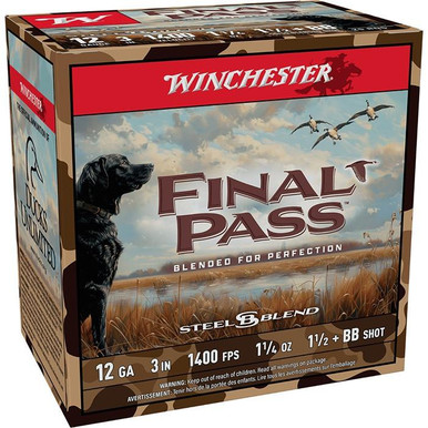 al Pass 12 Gauge 3 1-1/4oz #1.5 & #bb Shot Blend 25/box Ammo