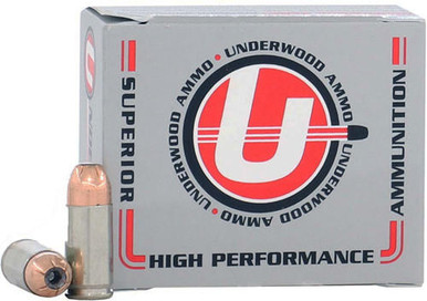 Underwood 9mm Luger +p+ - 115gr Jhp 20rd 10bx/cs
