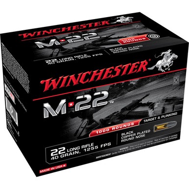  M-22 22lr 40gr Cprn 500/2000 Ammo