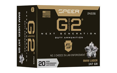  Gold Dot G2 9mm 147gr 20/200 Ammo