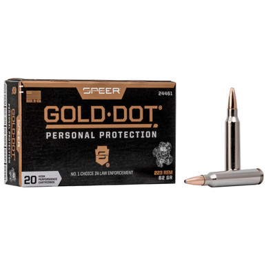  Gold Dot 223 Rem 62gr Hp 20/200 Ammo