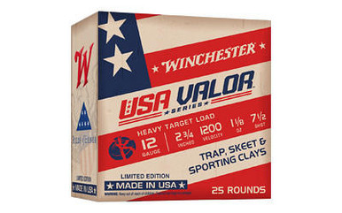  Usa Valor 12ga 2.75 #7.5 25/250 Ammo