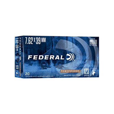  Pwrshk 762x39 123gr Sp 20/200 Ammo