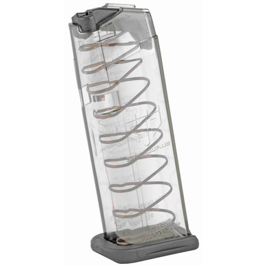  Mag For Glock 43x 9mm 10rd Clear Ammo