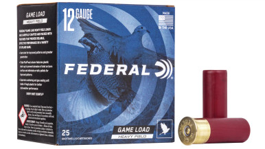 Federal Game Shok 12ga 2.75 Ammo - 1 1/8oz #4 25rd 10bx/cs 1 1/8oz #4 25rd 10bx/cs Ammo