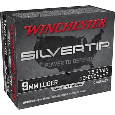  Silvertip 9mm 115gr Hp 20/200 Ammo