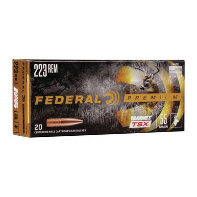  Remington 55gr Barnes Tsx 20/box Ammo