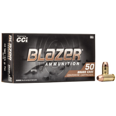 zer Brass 40sw 165fmj 50/1000 Ammo