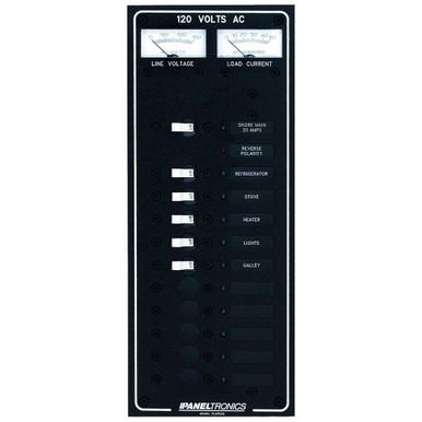 Paneltronics Standard AC 10 Position Breaker Panel & Main w/LED ...