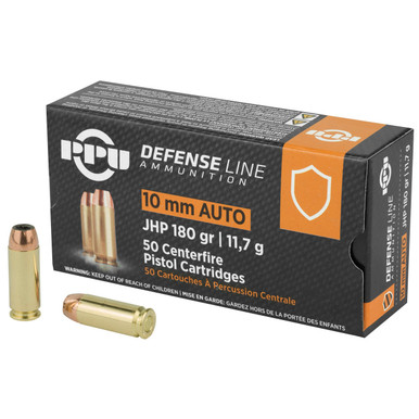  10mm Jhp 180gr 50/500 Ammo