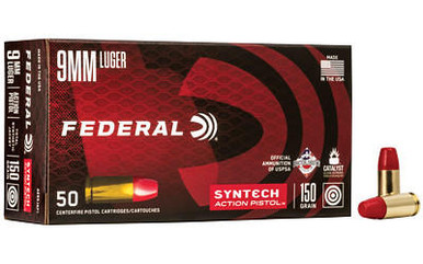 eral Syntech 9mm 150gr TSJ 50/500 Ammo