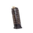 te Tactical Systems Carbon Smoke Handgun Magazine For Glock 19 9mm Luger 15/rd Ammo