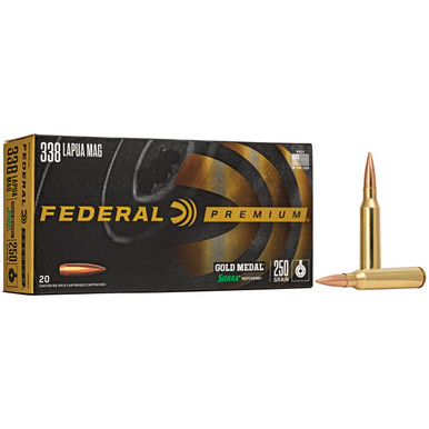  Gold Mdl 338lap 250gr Bthp 20/ Ammo