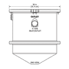 TSS-70 Trapzilla Solids Separator  - 70 Gal. capacity, 75 GPM
