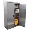 Double Width Mop Sink Cabinet, Stainless Steel, 16" x 20"