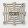 Josam 5" Square Drain Cover - 008360 5S Nikaloy Grate