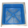 DrainSavers Model 100, 21" x 21" x 8" Mop Sink Strainer with Filters