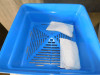 DrainSavers Model 100, 21" x 21" x 8" Mop Sink Strainer with Filters