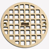 Jay R. Smith 4 3/4 in Round Drain - Polished Nickel Bronze Grate W/Screws