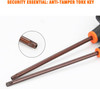T-Handle Wrench for T45-Security Torx Drain Lock